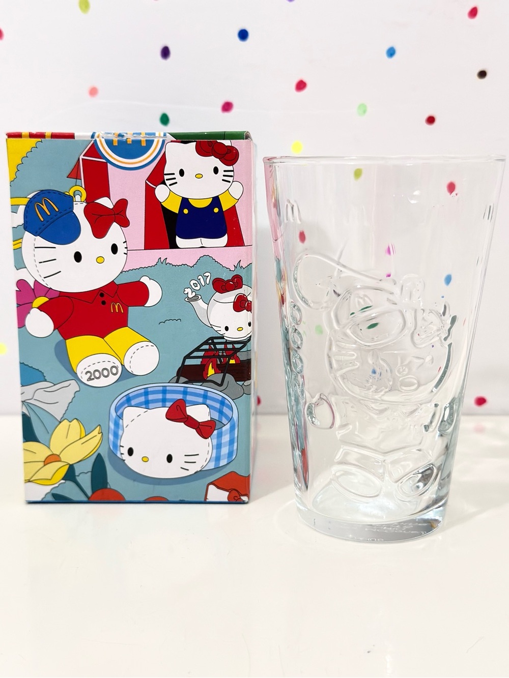 McDonald's 2024 Collector's Edition Hello Kitty/Snoopy Glass